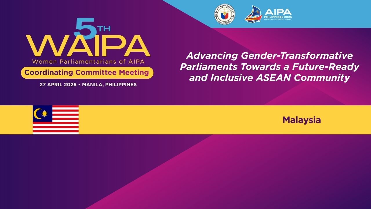 Sidang Parlimen inklusif perlu untuk perkasakan penyertaan wanita ASEAN - Dato' Mumtaz