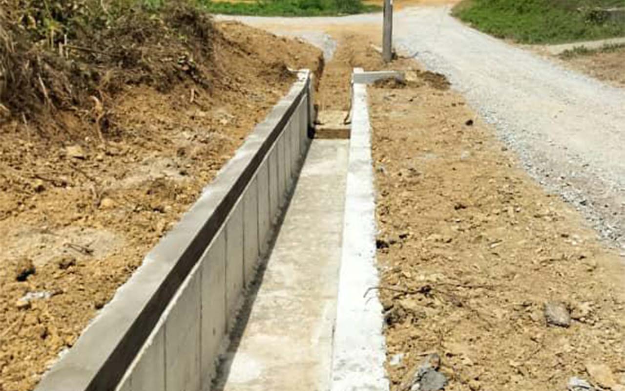 Projek jalan, perparitan bernilai RM50,000 selesai isu di Kampung Keroh