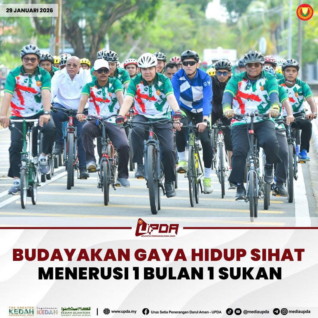 BUDAYAKAN GAYA HIDUP SIHAT MENERUSI 1 BULAN 1 SUKAN