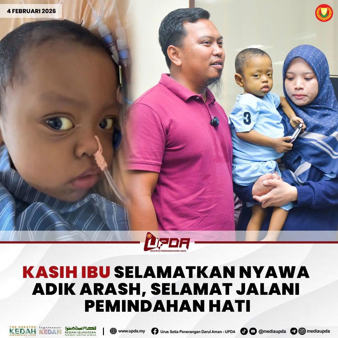 KASIH IBU SELAMATKAN NYAWA ADIK ARASH, SELAMAT JALANI PEMINDAHAN HATI