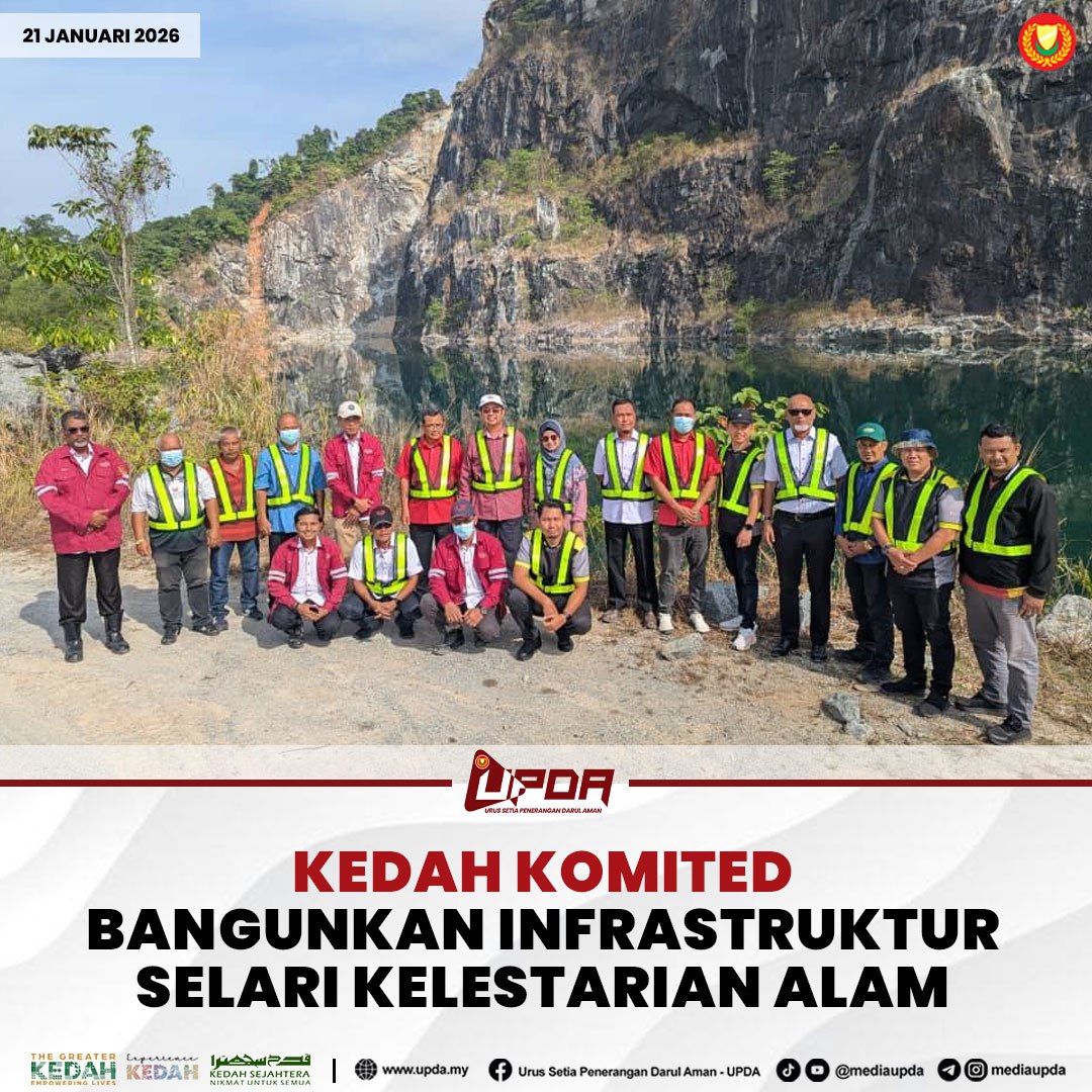 KEDAH KOMITED BANGUNKAN INFRASTRUKTUR SELARI KELESTARIAN ALAM