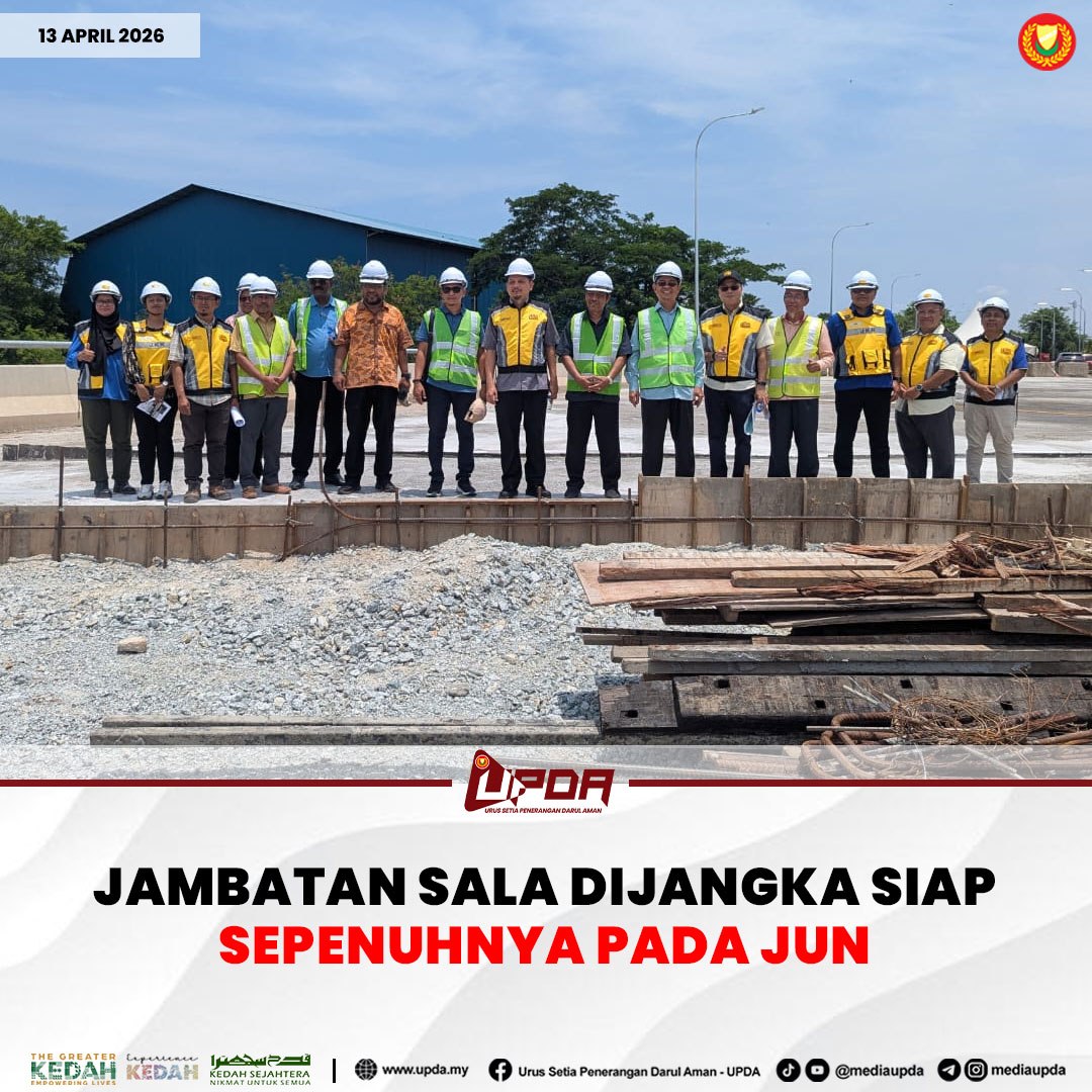JAMBATAN SALA DIJANGKA SIAP SEPENUHNYA PADA JUN