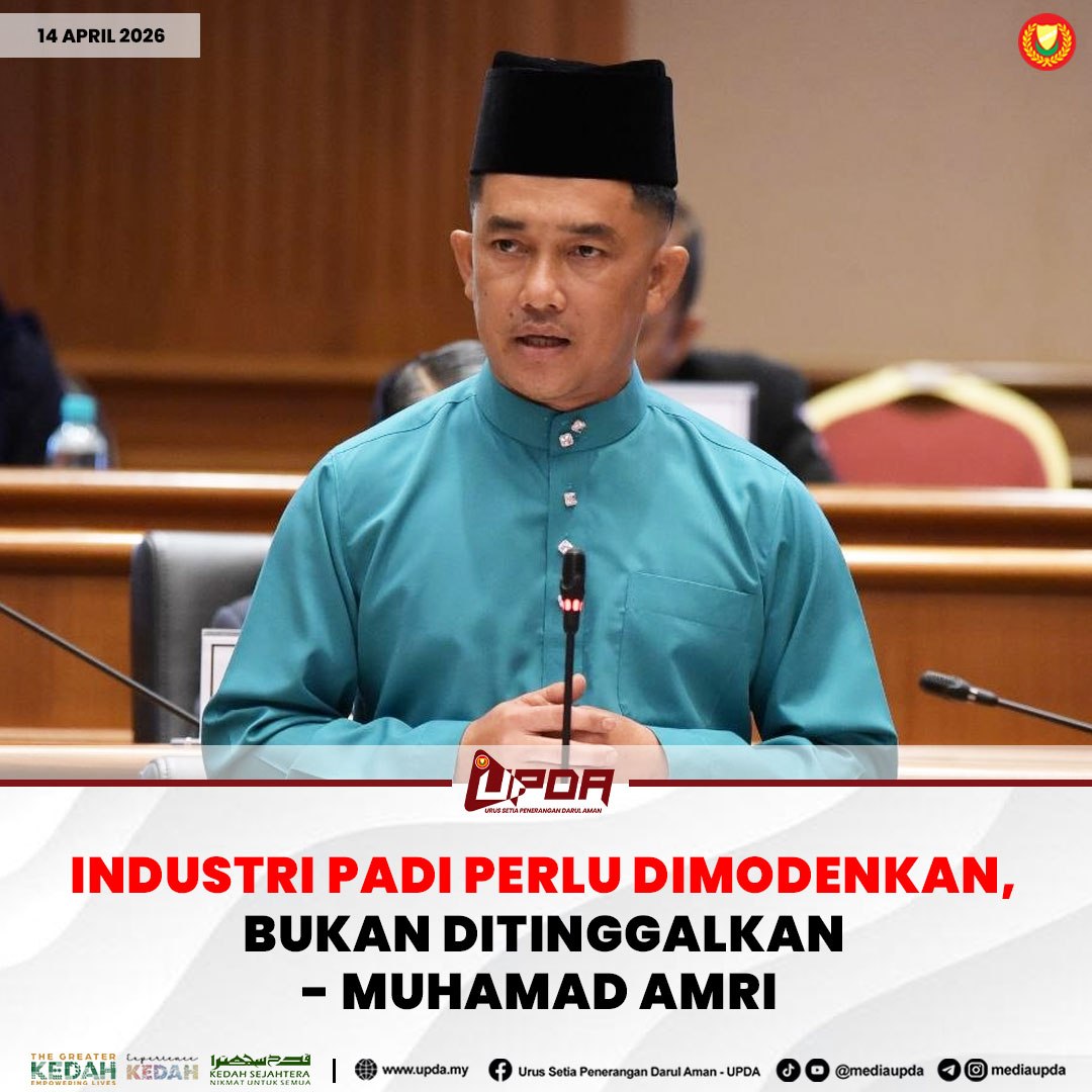 INDUSTRI PADI PERLU DIMODENKAN, BUKAN DITINGGALKAN - MUHAMAD AMRI