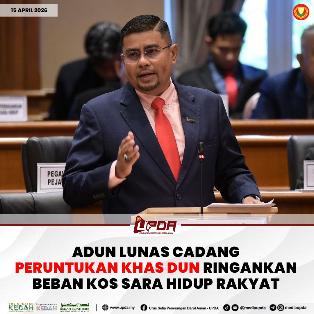 ADUN LUNAS CADANG PERUNTUKAN KHAS DUN RINGANKAN BEBAN KOS SARA HIDUP RAKYAT