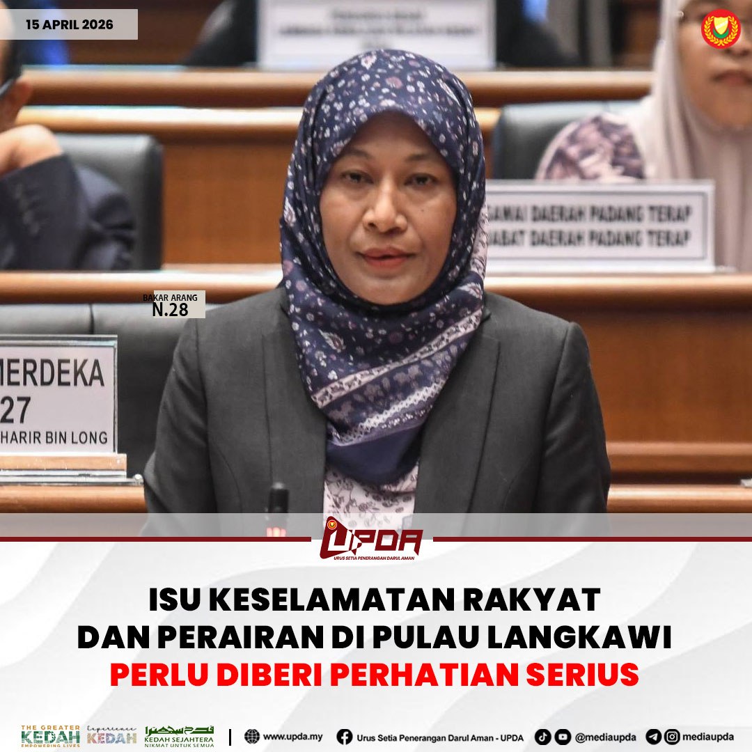 ISU KESELAMATAN RAKYAT DAN PERAIRAN DI PULAU LANGKAWI PERLU DIBERI PERHATIAN SERIUS