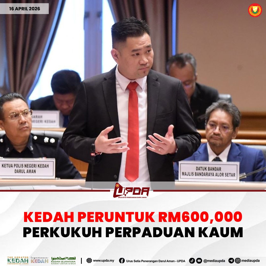 KEDAH PERUNTUK RM600,000 PERKUKUH PERPADUAN KAUM
