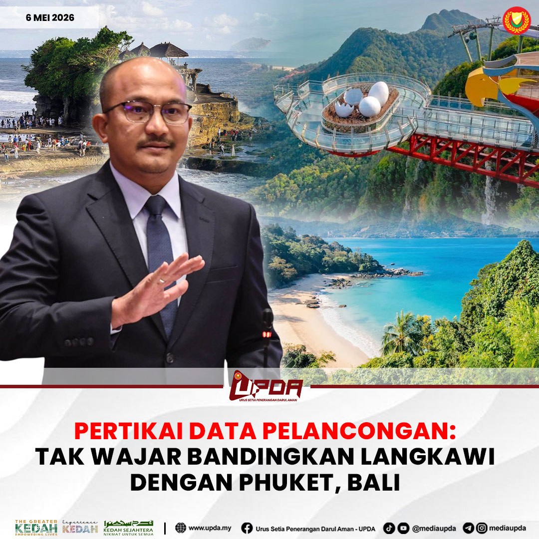 PERTIKAI DATA PELANCONGAN: TAK WAJAR BANDINGKAN LANGKAWI DENGAN PHUKET, BALI