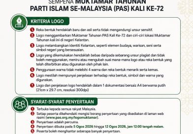 Pertandingan Cipta Logo Muktamar Tahunan PAS Kali Ke-72 Dibuka